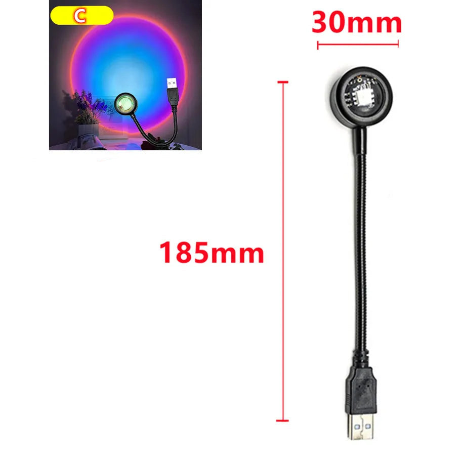Led Sunset Lamp Projector