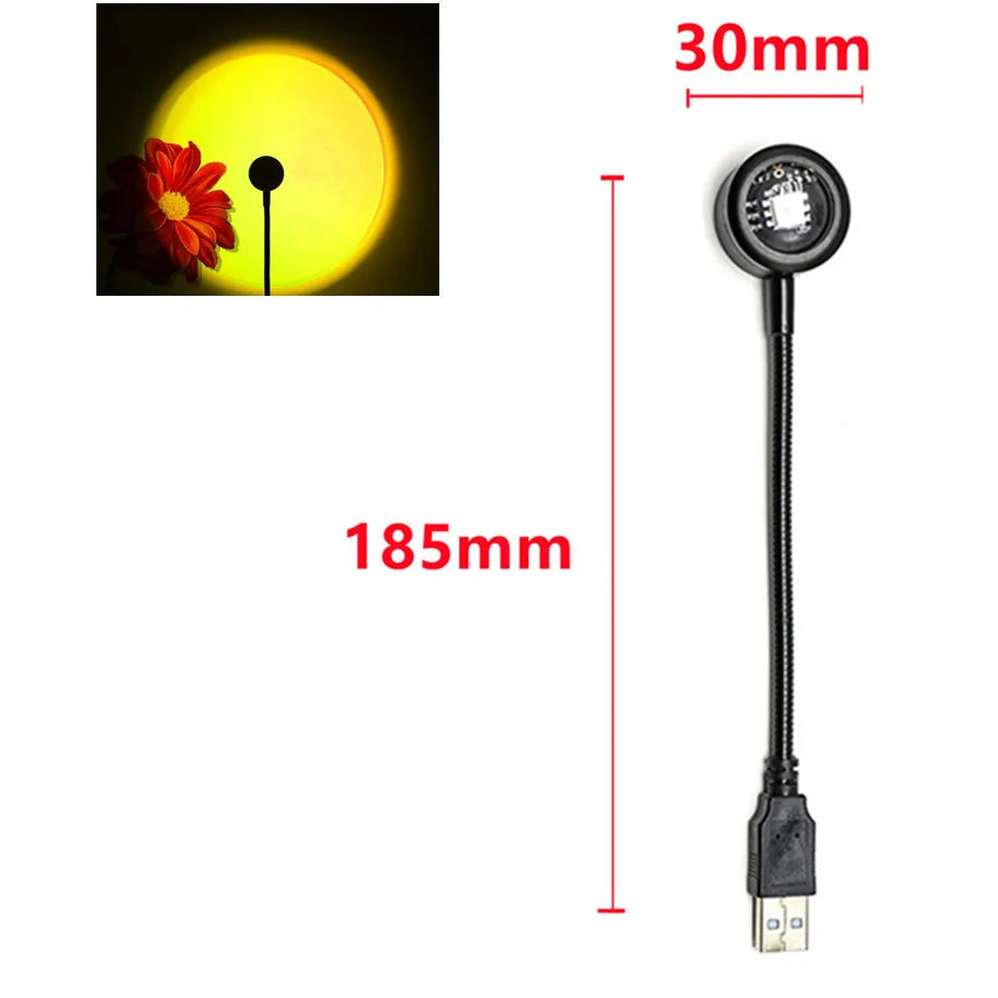 Led Sunset Lamp Projector