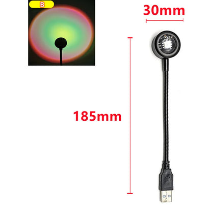 Led Sunset Lamp Projector