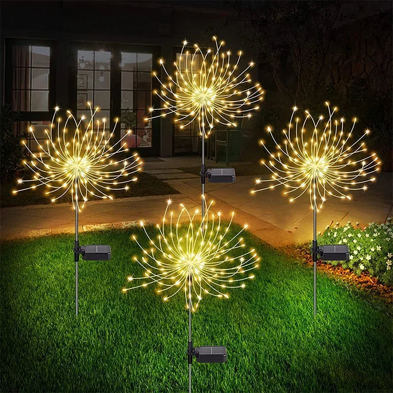 Solar LED Firework Fairy Light