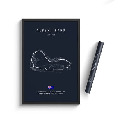 F1 Imola Monaco Track Circuit Canvas Painting