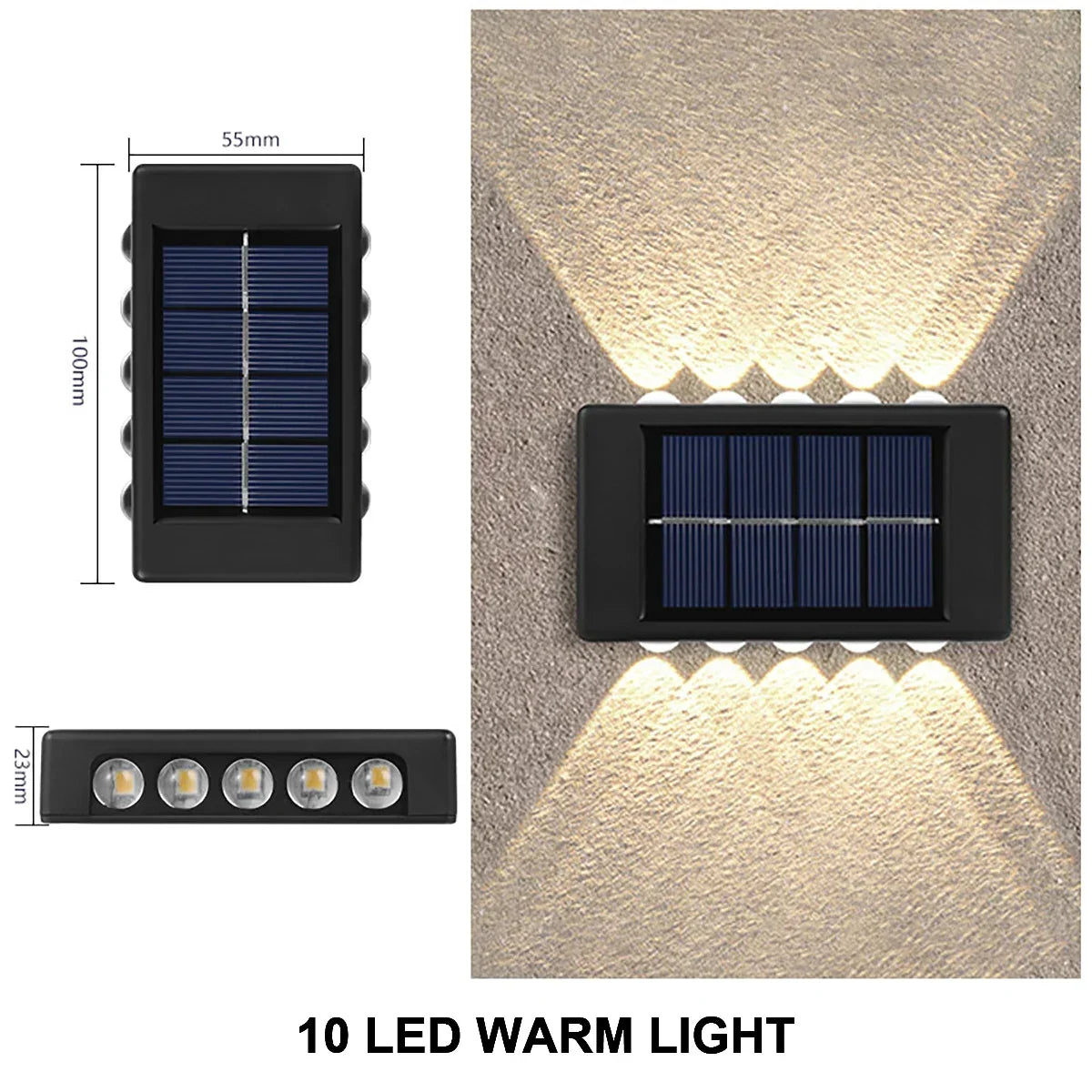 Solar Outdoor Wall Lamp